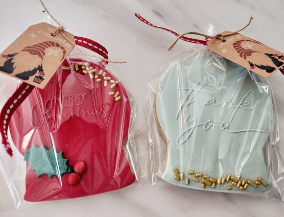 Large Christmas/Thankyou cookies