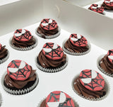 Custom Fondant  Cupcakes (12)
