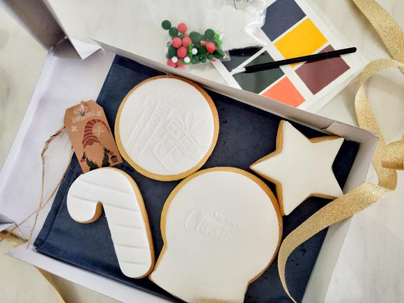 Christmas P.Y.O Fondant Cookie set